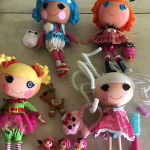 Lallaloopsy Dolls-set of 4